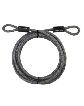 Master Lock 72Dpf Steel Cable With Looped Ends 15 Ft Long 1 Pack Black