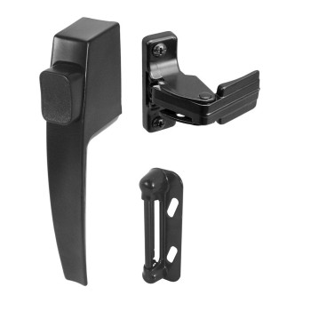 Primeline K 5007 Screen And Storm Door Push Button Latch Set W Night Lock Replace Old Or Damaged Screenstorm Door Handles Q