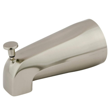 Kingston Brass K188A8 Designer Trimscape Showerscape 5Inch Tub Spout With Diverter Brushed Nickel