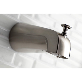 Kingston Brass K188A8 Designer Trimscape Showerscape 5Inch Tub Spout With Diverter Brushed Nickel