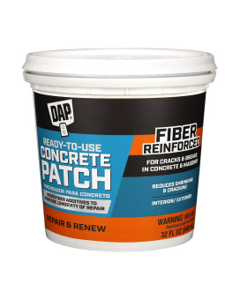 Dap 31084 Concrete Patch Interior And Exterior 1Quart Gray