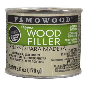 Famowood 36141122 Original Wood Filler 14 Pint Mahogany