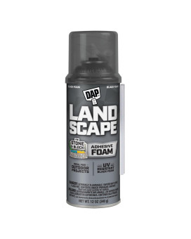 Dap 7565040440 40440 12 Oz Touch N Foam Landscape Exterior Filler Adhesive Black 12 Ounce