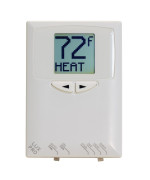 Lux Pro Psdh121B Nonprogrammable Thermostat Heat Pump Only 2 Heat 1 Cool Batteries Included