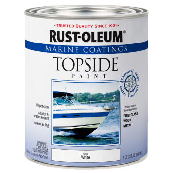 Rustoleum 206999 Marine Topside Enamel Paint Gloss White 1Quart 32 Fl Oz Pack Of 1