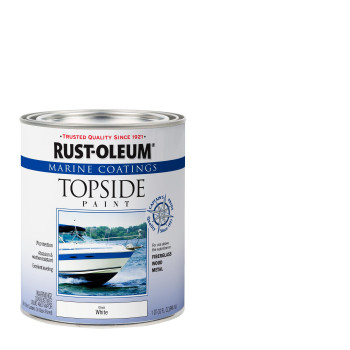 Rustoleum 206999 Marine Topside Enamel Paint Gloss White 1Quart 32 Fl Oz Pack Of 1