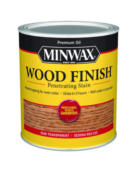 Qt Minwax 70043 Sedona Red Wood Finish Penetrating Oilbased Wood Stain