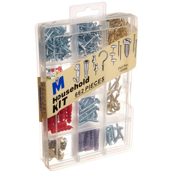 Midwest Fastener 14994 Asmt Assorted Household Fastener Kit