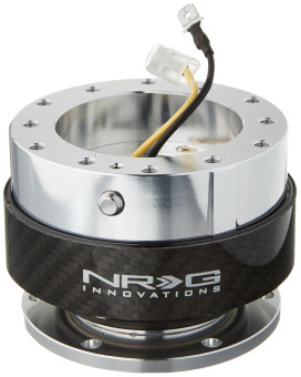 Nrg Steering Wheel Quick Release Kit Gen 10 Silvercarbon Part Srk100Cf