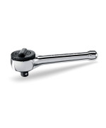 Powerbuilt 641514 38 Stubby Ratchet Driver Silver