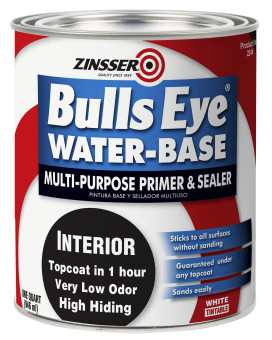 Zinsser 2244 Bulls Eye Wb Primer Sealer Quart White 32 Fl Oz