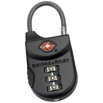 Briggs Riley Tsa Cable Lock Black One Size