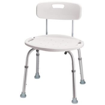 Carex Shower Chair With Back Bath Chair And Shower Seat For Elderly Handicap And Disabled 350Lbs Easy Assembly