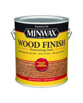 Minwax 710860000 Finish Penetrating Interior Wood Stain 1 Gallon Pack Of 1 250 Voc Sedona Red