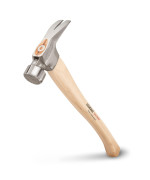 Estwing Sure Strike California Framing Hammer 25 Oz Straight Rip Claw With Milled Face Hickory Wood Handle Mrw25Lm