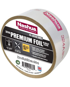 Nashua 25 In W X 60 Yd L Silver Foil Tape