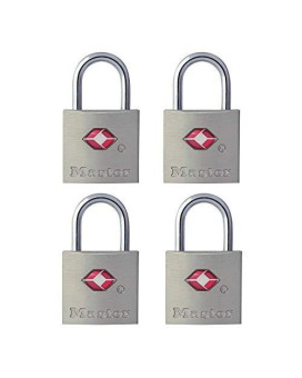 Master Lock Tsa Luggage Locks With Key Tsa Approved For Backpacks Bags And Luggage 4 Pack 4683Q