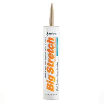 Sashco 10022 Big Stretch Caulk Limestone 105Ounce