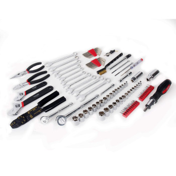 Apollo Tools 95 Piece Mechanics Tool Set With Sae And Metric Socket Sets And Mechanic Tools Needed For Small Engines Boats Bik