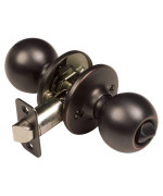 Design House 791590 Ball 2Way Adjustable Privacy Door Knob Oil Rubbed Bronze 1Pack