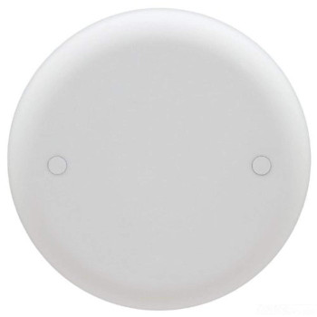 Carlon Cpc4Wh Ceiling Fan Box Cover Round Blank 4Inch Diameter White