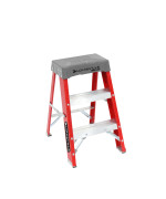 Louisville Ladder 2Foot Fiberglass Step Stool Industrial 300Pound Load Capacity Type Ia Fs1502