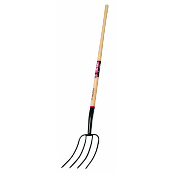 Truper 30311 Tru Pro 54Inch Manure Fork 4Tine Ash Handle