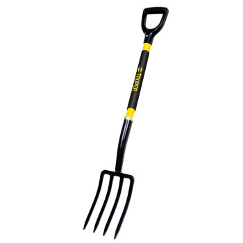 Truper 30299 Tru Pro Spading Fork 4Tine Fiberglass Dhandle 30Inch