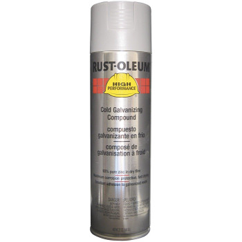 Rustoleum Corporation V2100 Cold Galvanizing Flat 15 Oz Spray Gray