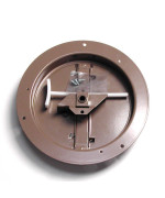 Accord Abcdbrd08 Ceiling Damper With Round Butterfly Design 8Inch Brown