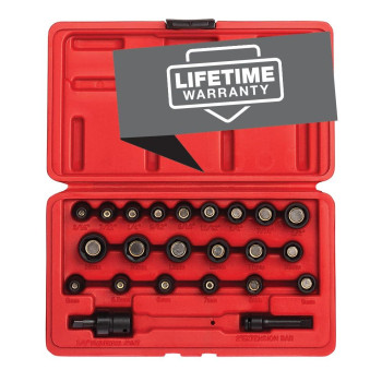 Sunex Tools 1818 14Inch Drive Magnetic Fractional And Metric Impact Socket Set Inchmetric Standard 6Point Crmo 316In