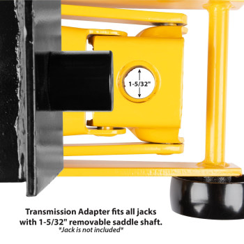 Performance Tool W41044 Transmission Jack Adapter For Passenger Car And Light Duty Truck Transmissions 12 Ton