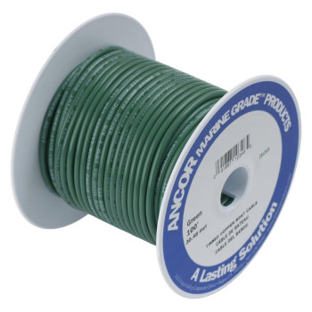 Ancor 102399 Marine Grade Electrical Primary Tinned Copper Boat Wiring 16Gauge Green 1000Feet