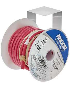 Ancor 111502 Tinned Copper Wire 8 Awg 8Mm2 Red 25Ft