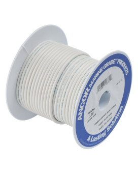 Ancor 182903 Marine Grade Electrical Primary Tinned Copper Boat Wiring 16Gauge White 25Feet