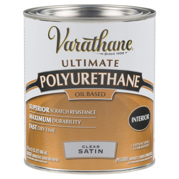 Varathane 9141H Oilbased Ultimate Polyurethane Quart Satin Finish