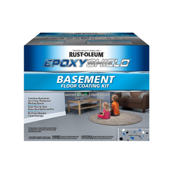 Rustoleum 203007 Epoxyshield Basement Floor Coating 120 Fl Oz Gray