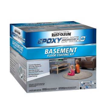 Rustoleum 203007 Epoxyshield Basement Floor Coating 120 Fl Oz Gray