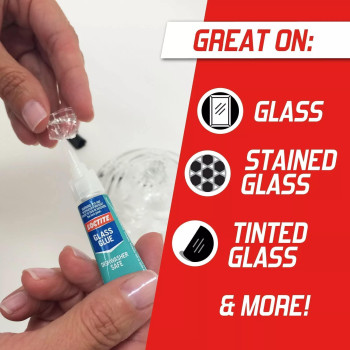 Loctite Glass Glue 2 Gram Tube 1 Pack Clear Superglue For Glass Plastic Wood Metal Crafts Repair Instant Glue Adhesi