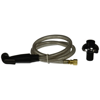 Ezflo Kitchen Faucet Hose And Spray Spray Head With Hose And Guide Black 30171