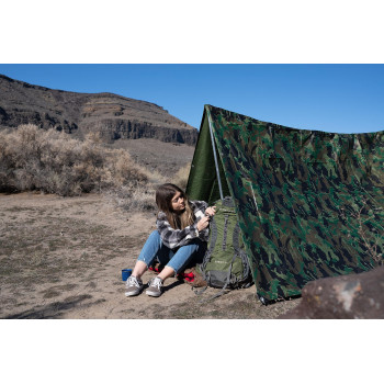 Stansport Mediumduty Ripstop Tarp 5 X 7 Green Camo T57C