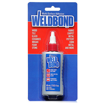 Weldbond Nontoxic Glue 60 Ml 2 Floz Adhesive Wood Glue For Woodworking Or Craft Ceramic Mosaic Glass Tile Styrofoam Fabric A