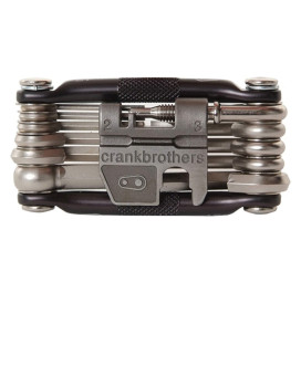 Crankbrothers Multi Tool M 17 Bike Tool Mtb Multitool Nickel 17 Bicycle Tools 17 In 1 Tool Ergonomic And Lightweight