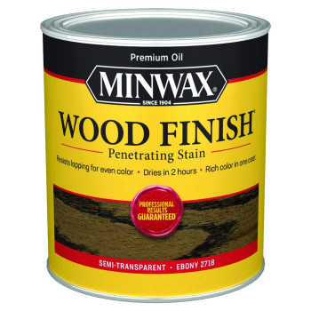 Minwax Store 70013444 Minwax27426700130 1 Quarts Pack Of 1 Ebony 32 Fl Oz