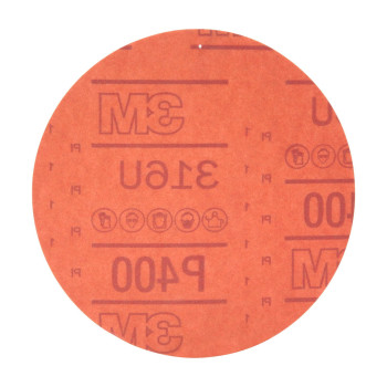 3M Hookit Red Abrasive Sanding Discs 01261 No Hole 6 In 80 Grade Pack Of 50 Discs For Auto Sanding Primer Sanding Ecoa