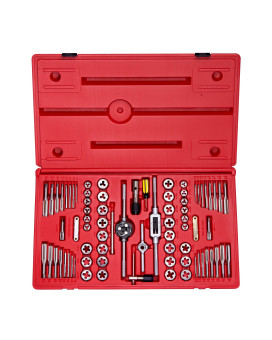 Neiko 00908A Sae And Metric Tap And Die Set Alloy Steel Taps And Dies With Hexagon Ttype Wrench Quality Threading Tools 76P