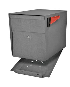 Mail Boss 7105 Curbside Locking Security Mailbox Granite 21 In D X 11125 In W X 1375 In H