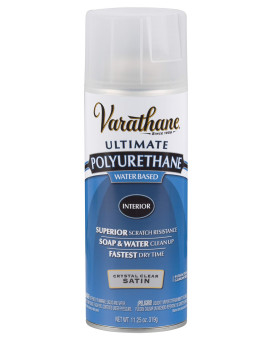 Rustoleum 200281 Varathane Crystal Clear Spar Urethane Spray Satin Finish Multicolor 11 Fl Oz