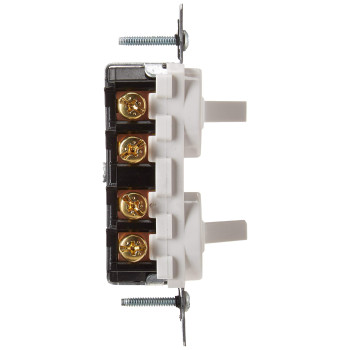 Leviton 5243W 15 Amp 120277 Volt Duplex Style Two 3Way Combination Switch Commercial Grade White