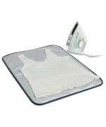 Household Essentials 129 Portable Ironing Blanket Matheat Resistantgrey 1Pack